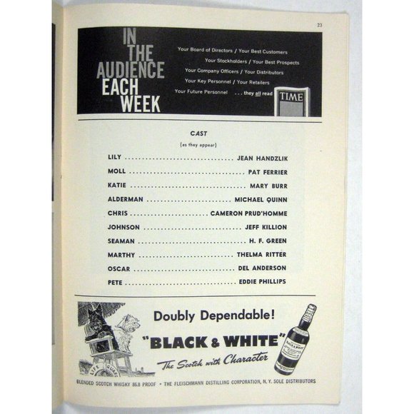 New Girl in Town Playbill 1957 Gwen Verden Thelma Ritter Wallace Anna Christie - Picture 5 of 10